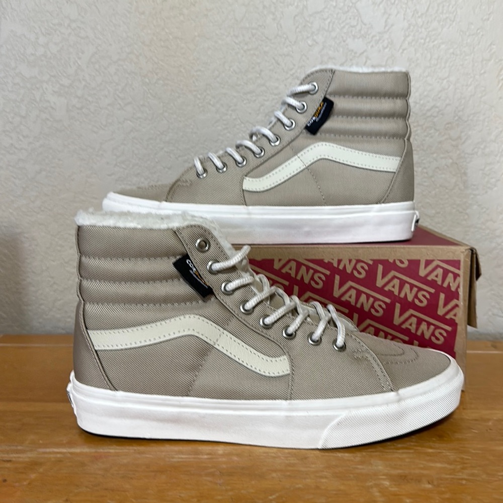 Vans SK8-Hi Cordura Sherpa Walnut men’s size 12 scratch resistant